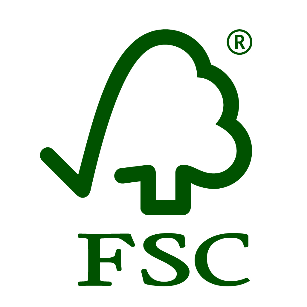 Fsc paper wood and cardboard